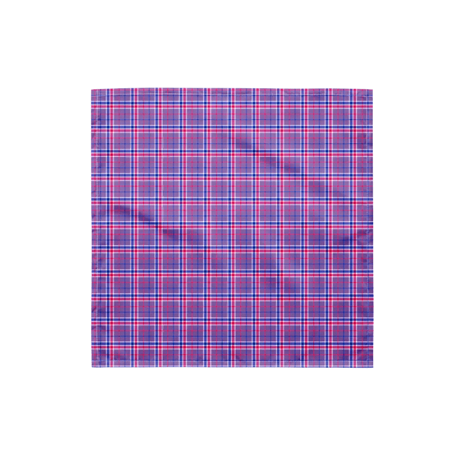 Lavender Plaid Bandana product image (4)