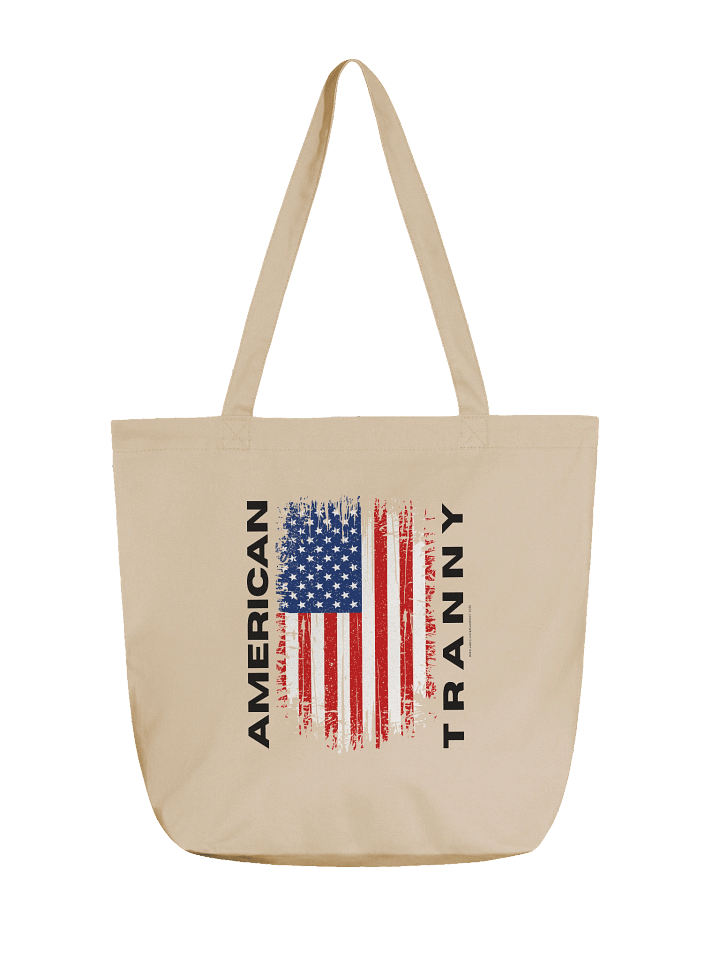 [Buck Angel Shop] American Tranny Full Flag - Tote Bag [tan] product image (1)