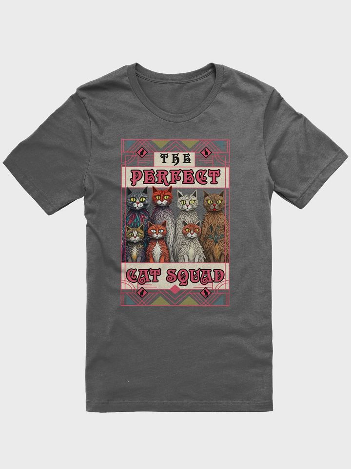 The Perfect Cat Squad Colorful T-Shirt product image (1)