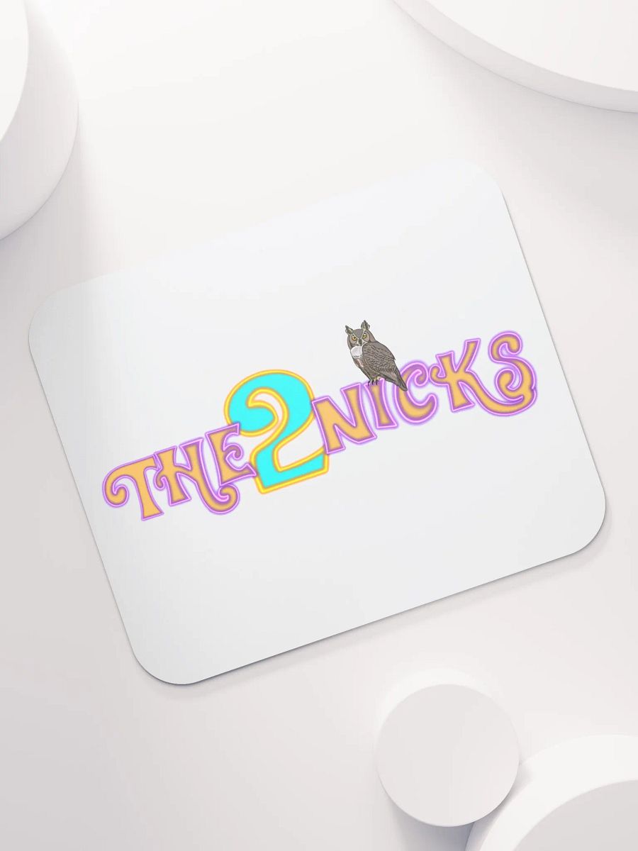 The2Nicks Classic Mouse Pad (White) product image (7)