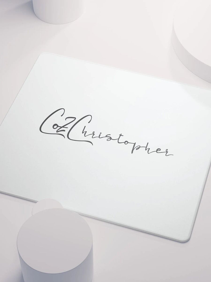 White Signature CoZChristopher Mouse Pad product image (3)