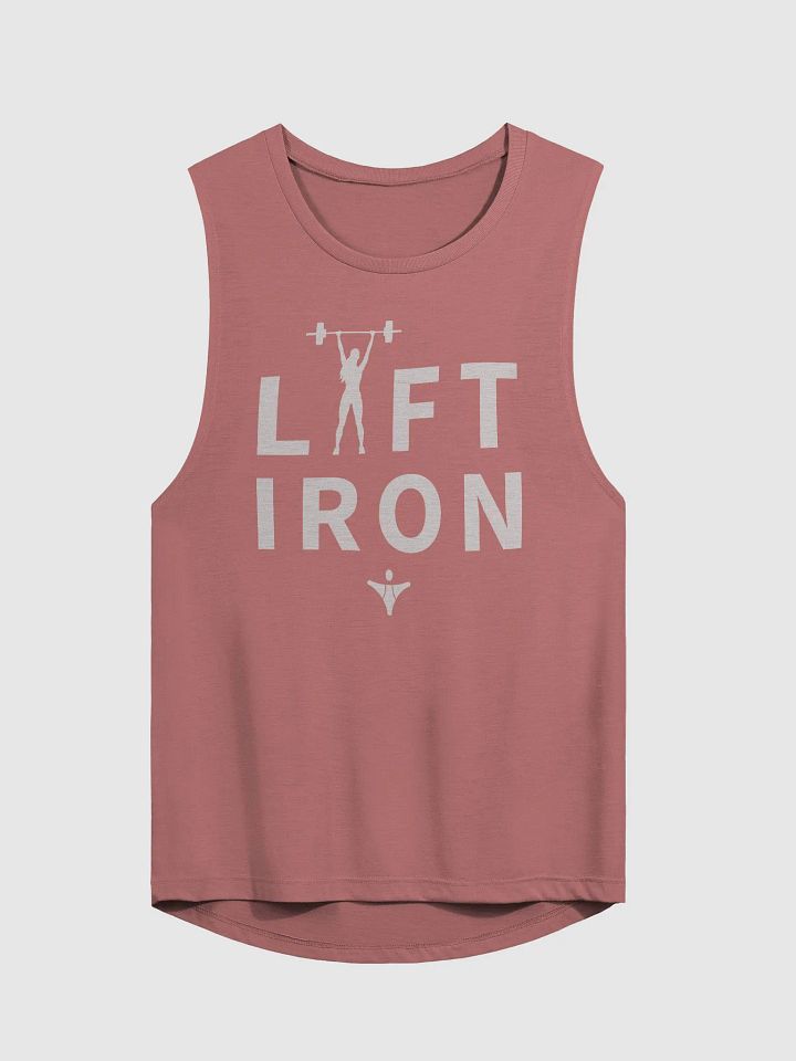 LIFT IRON | Muscle Tank (Light Text) product image (1)