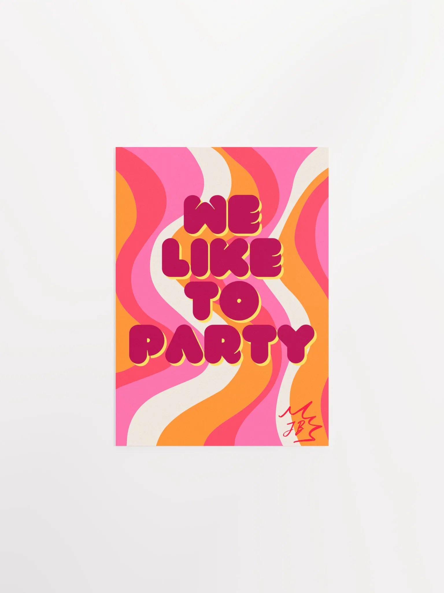 We Like to Party Postcard product image (1)