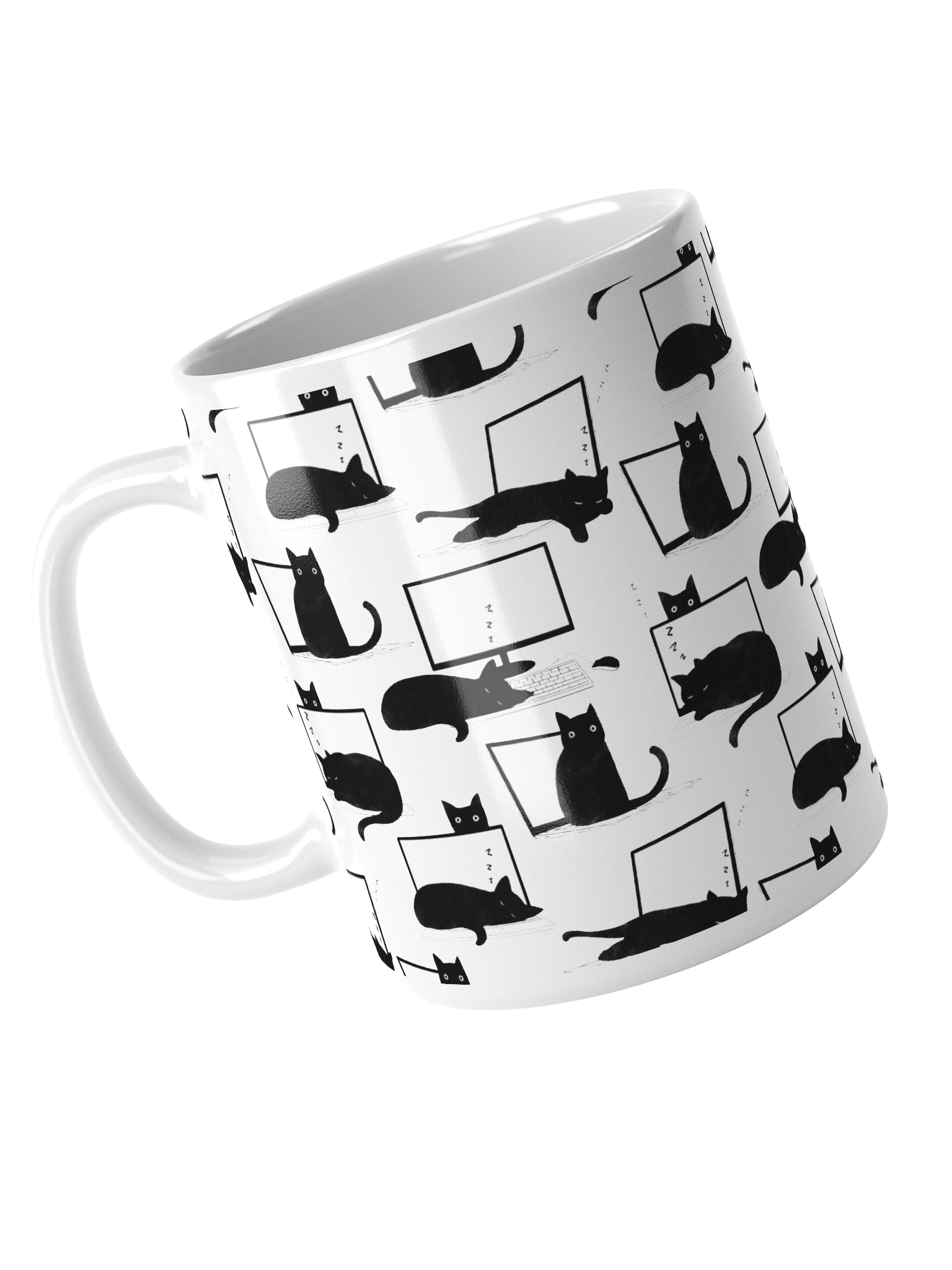 Cats Sleeping on Laptops Mug product image (3)