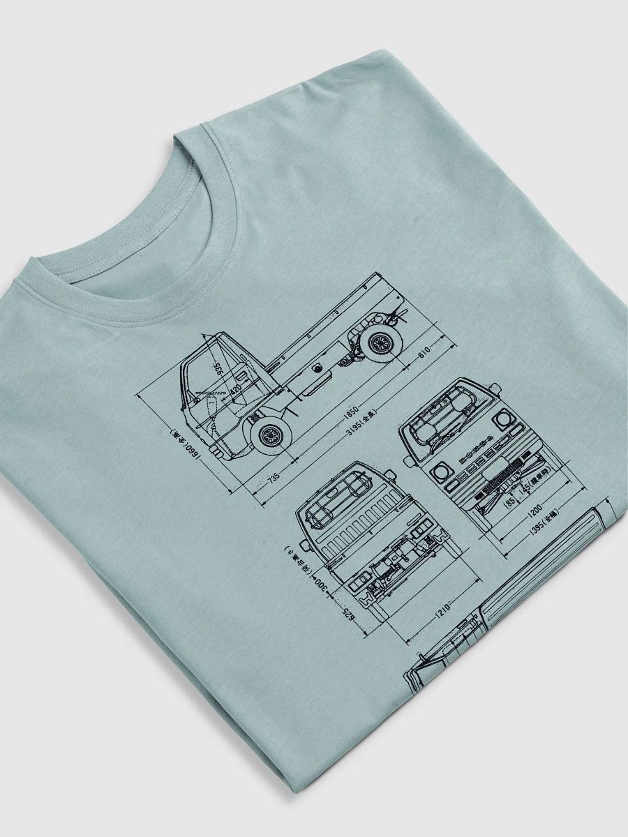 Honda Acty Truck Blueprint T-Shirt product image (25)