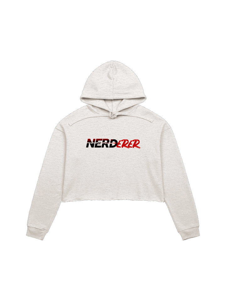 NERDerer Crop Hoodie (Light) product image (1)
