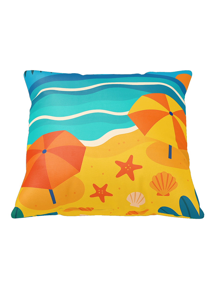 Beach Walk Modern All-Over Pillow product image (2)