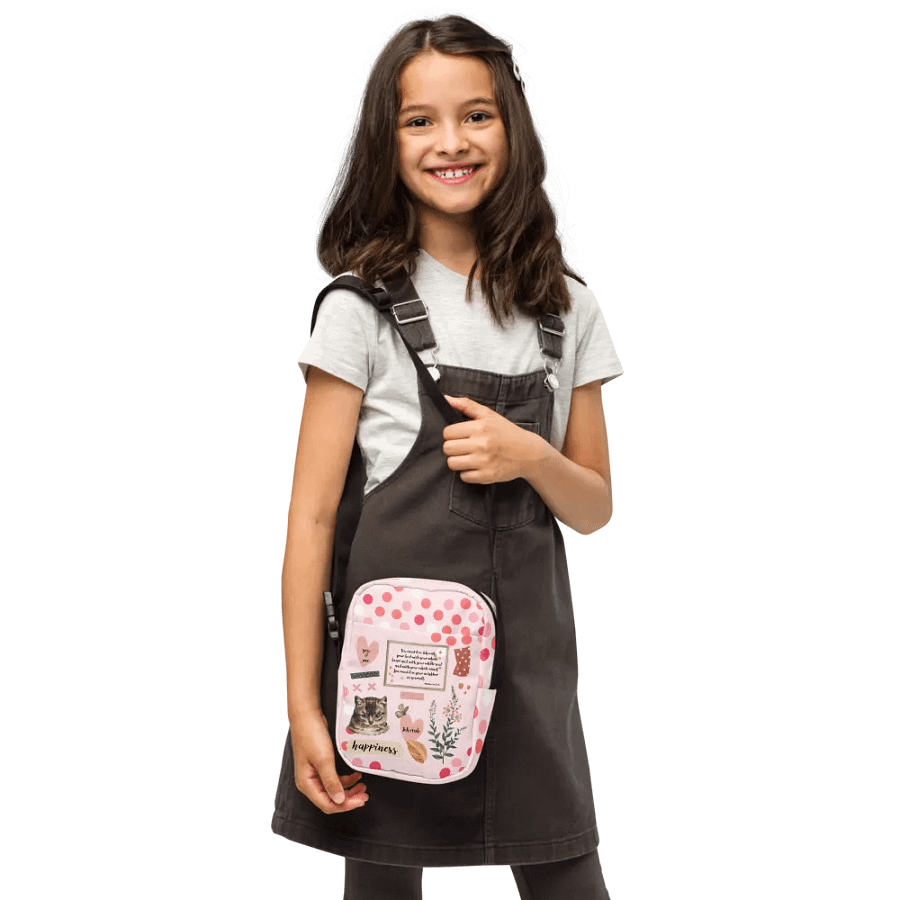 Matthew 22:37-39 | Chic Boho Collage Crossbody Bag product image (3)