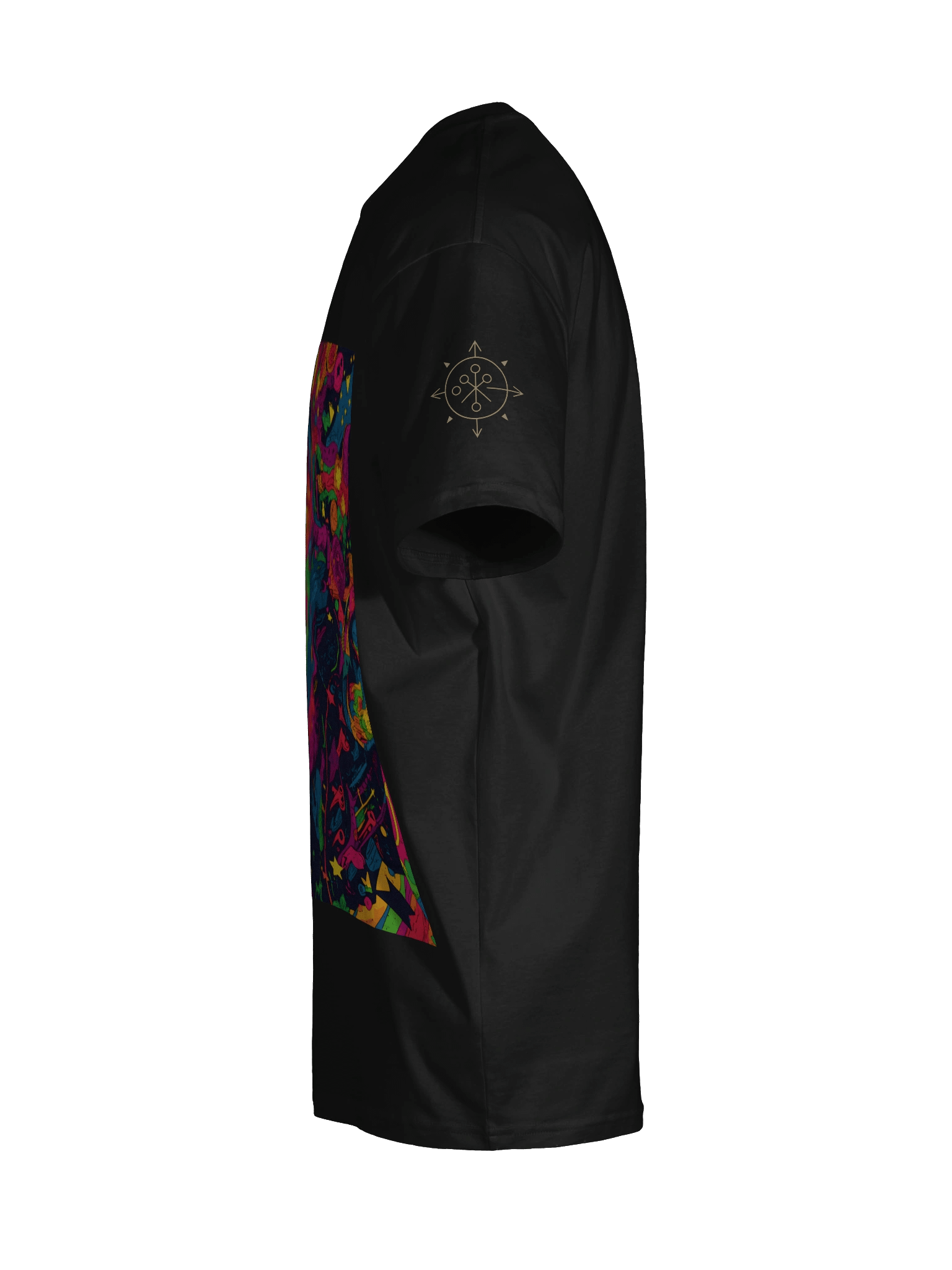 Psychedelic Cosmic Portrait T-Shirt product image (27)