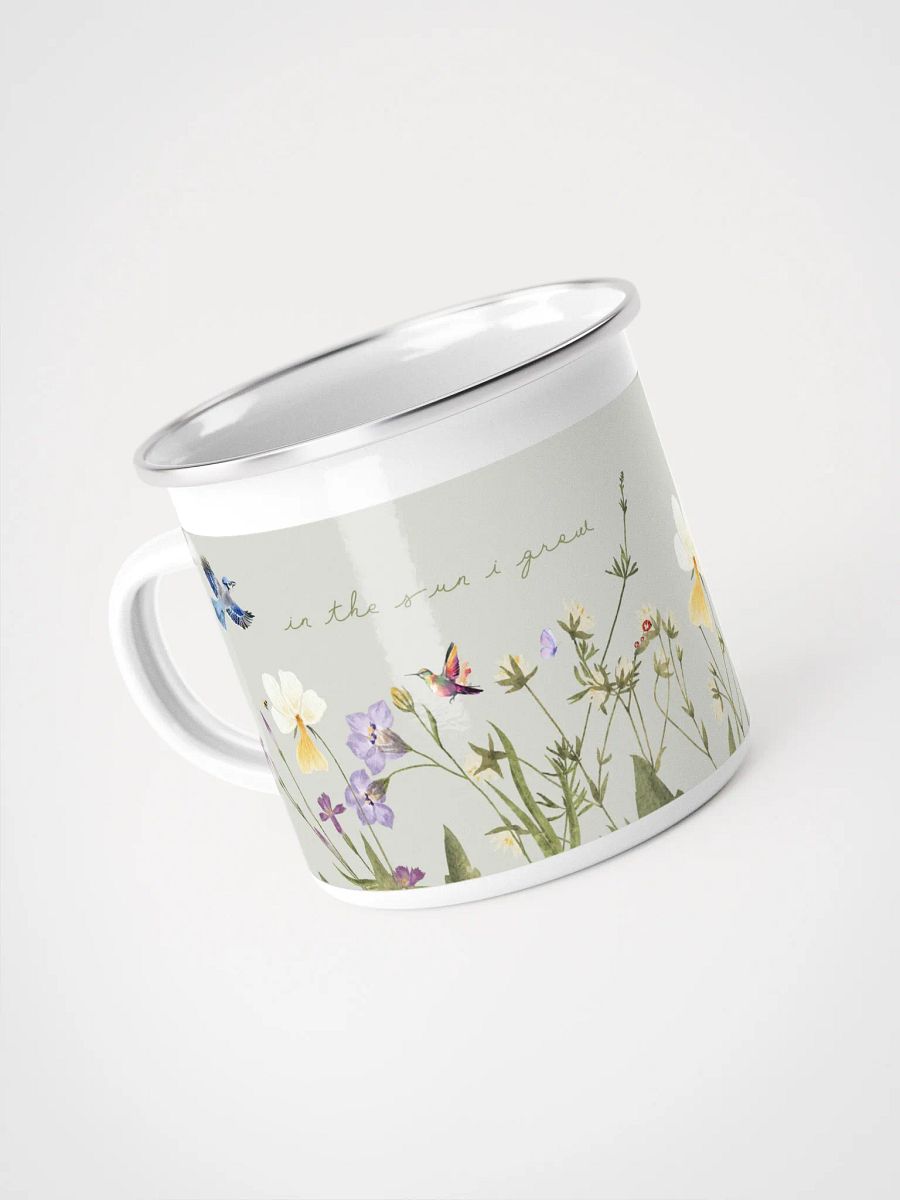 'in the sun i grow' Enamel Mug product image (4)