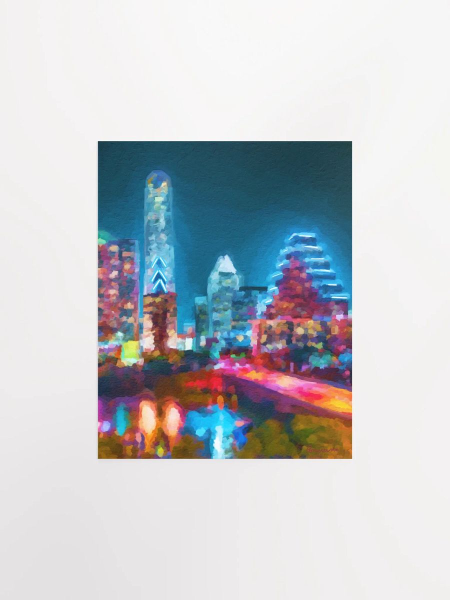 Winter Nights and City Lights (Austin, Texas) Poster product image (1)