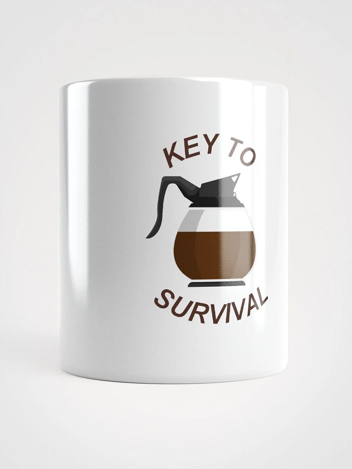 KEY TO SURVIVAL - Glossy Coffee Mug product image (1)