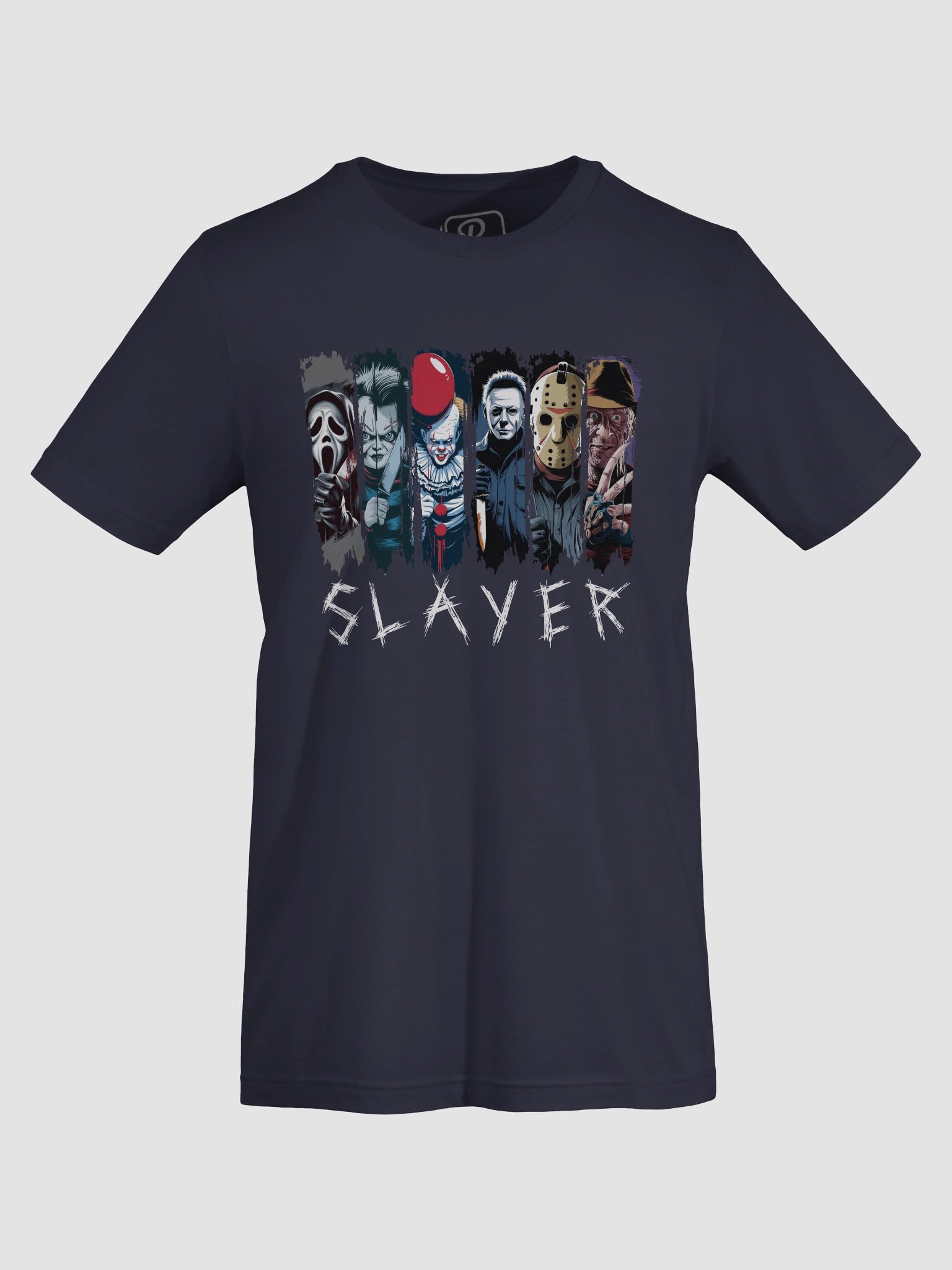 "Slayer of Nightmares" Halloween Horror Icons T-Shirt – Chucky, Freddy, Jason & More product image (8)