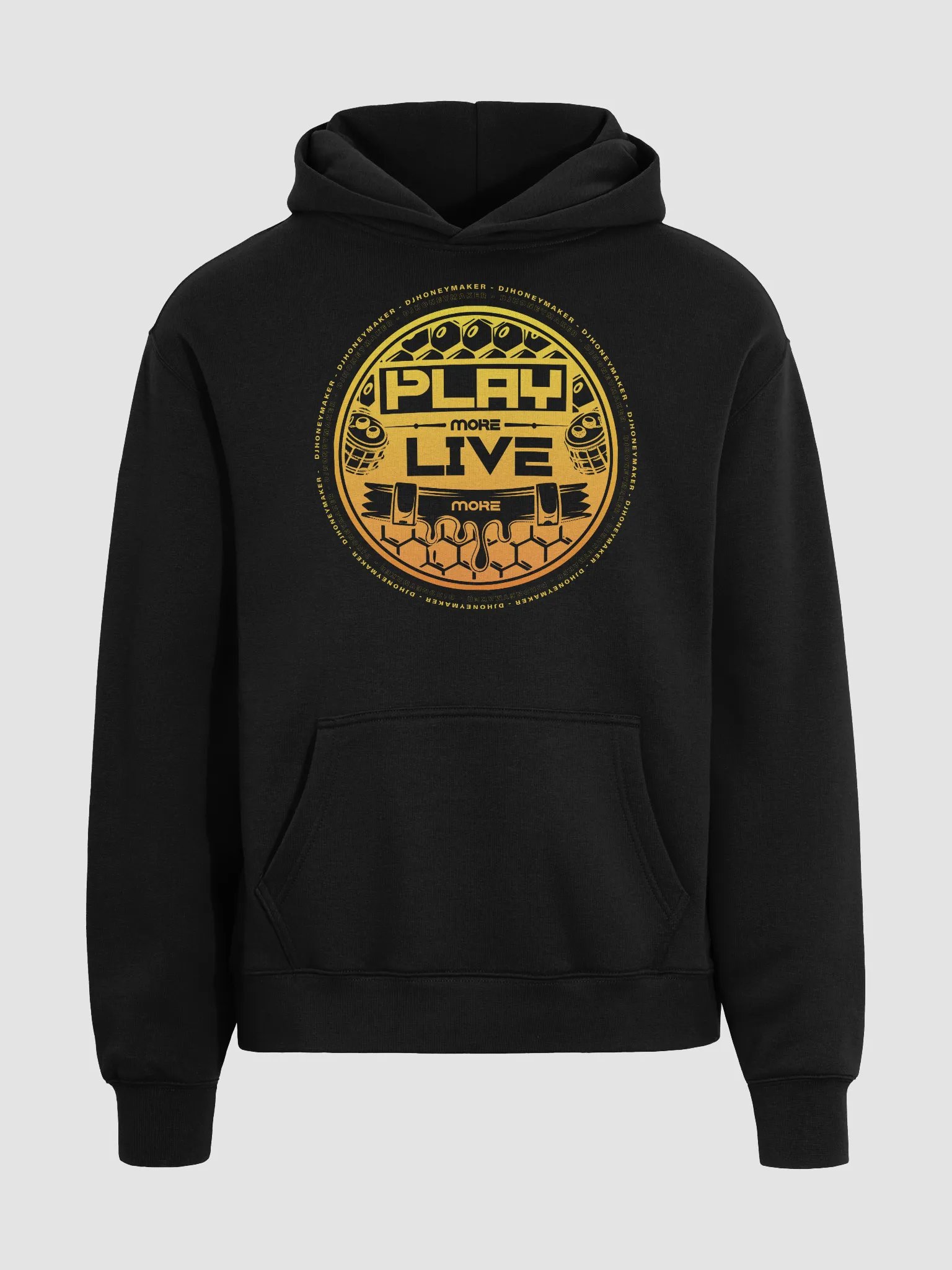 Play More Live More Unisex Premium Oversized Hoodie product image (9)
