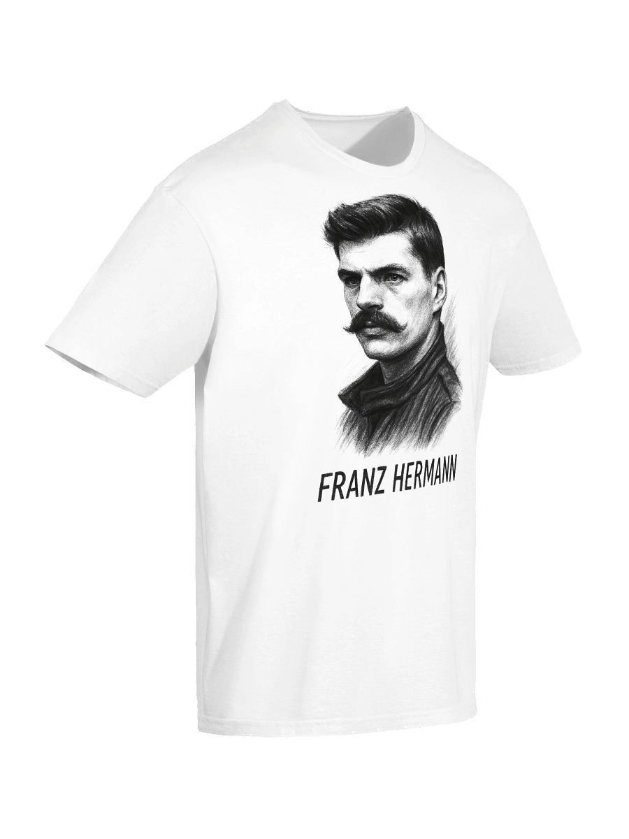 Vintage Franz Hermann Monochrome Portrait T-Shirt product image (10)