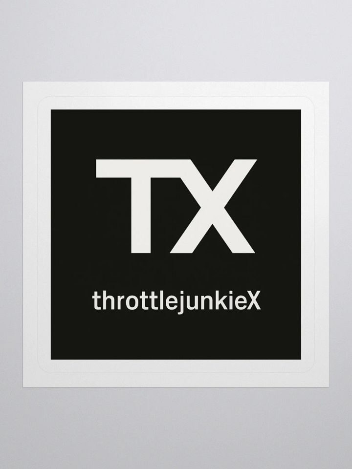 TX ThrottlejunkieX Kiss Cut Stickers product image (2)