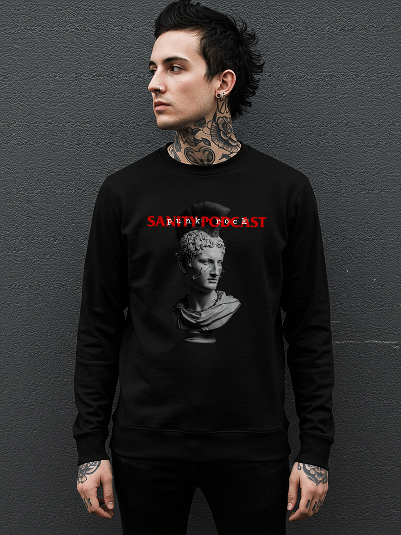 STRANGER THAN SANITY "Roman Bust" pullover product image (3)