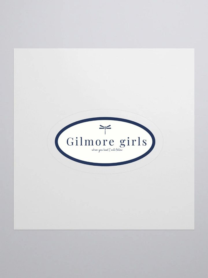 Gilmore Girls Oval Sticker product image (1)