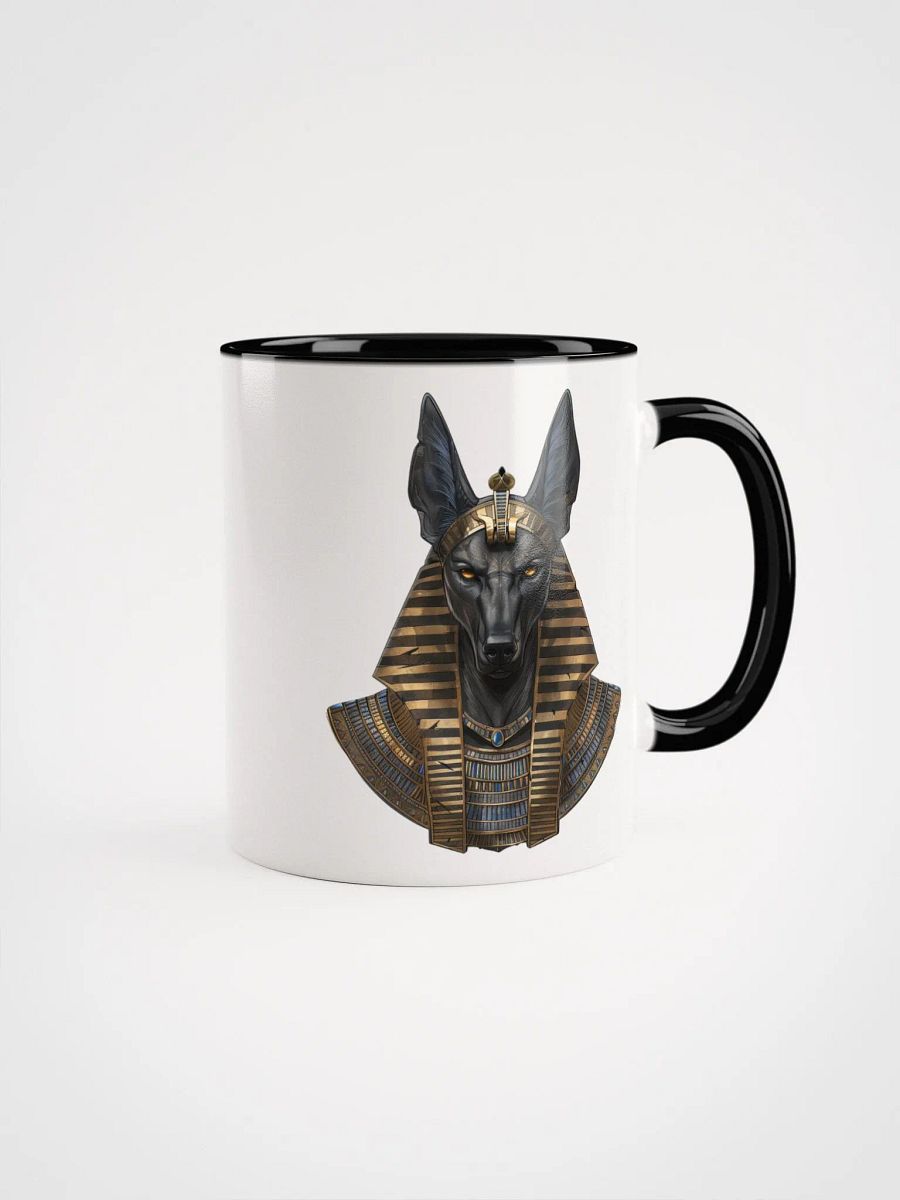 Anubis - The God of the Dead Ceramic Mug with Black Color Inside product image (2)