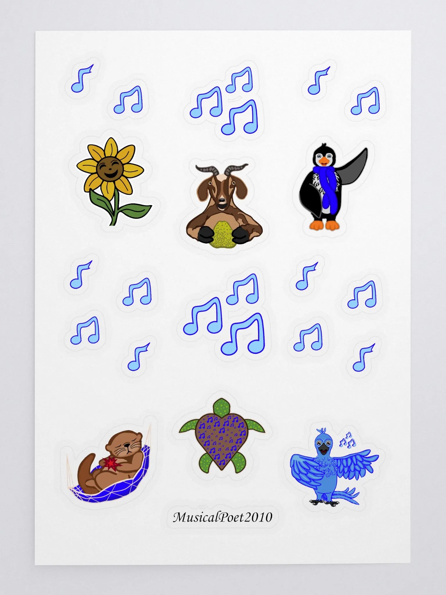 Poet's Emotes Sticker Set product image (3)