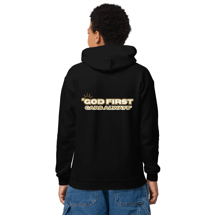 Branded GZ JEITEN 'DRIP' Hoodie (Youth) | "God First, Cars Always" Edition product image (2)