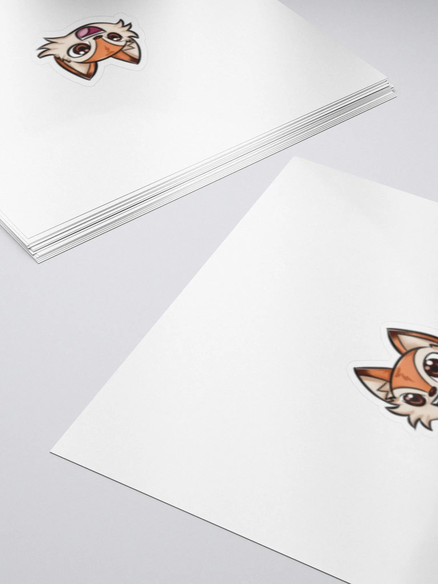 Foxxy Pog Emote Sticker 1.5