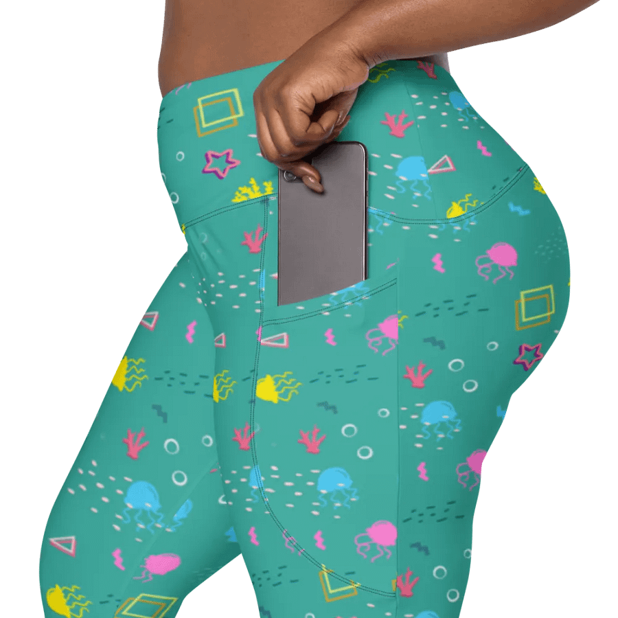 Shifty Seas pattern pocket leggings product image (5)