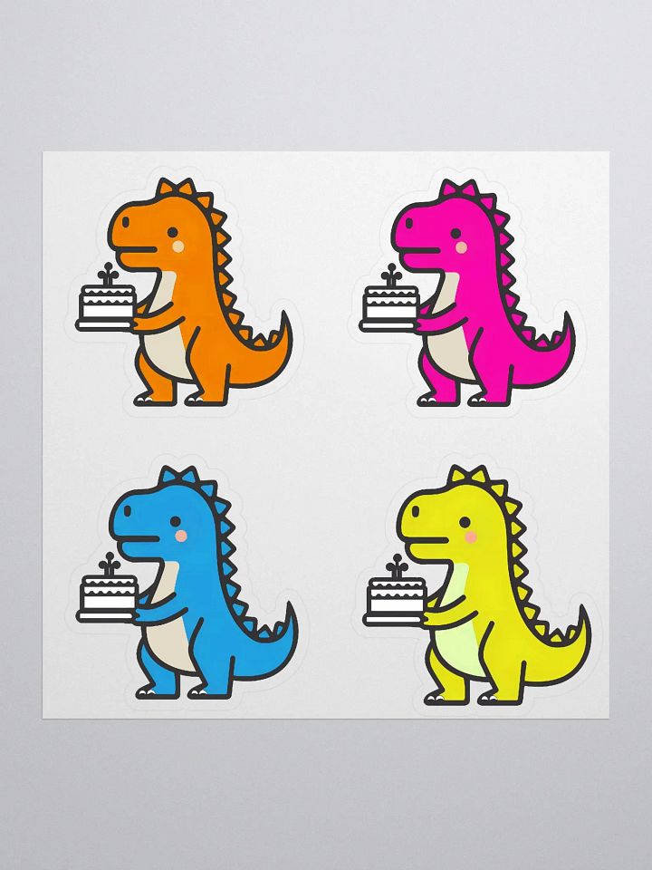 Dino Delight Kiss-Cut Stickers Set 1 product image (1)