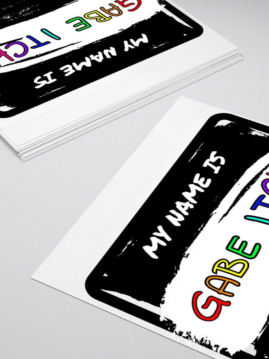 Hello My Name Is... Sticker product image (4)