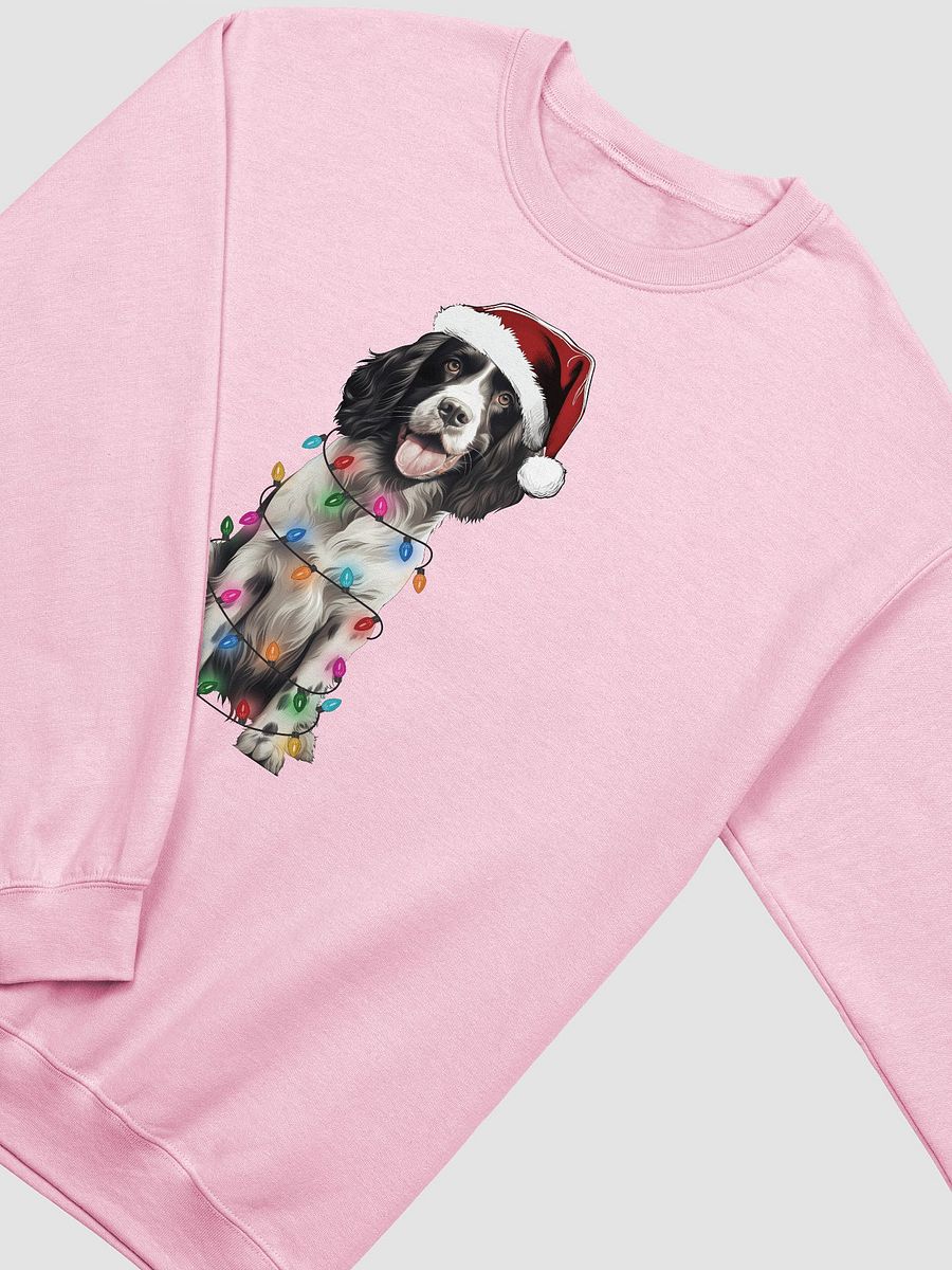 Funny Springer Spaniel(Black) Christmas Sweatshirt for Springer Spaniel Paw-rents product image (15)