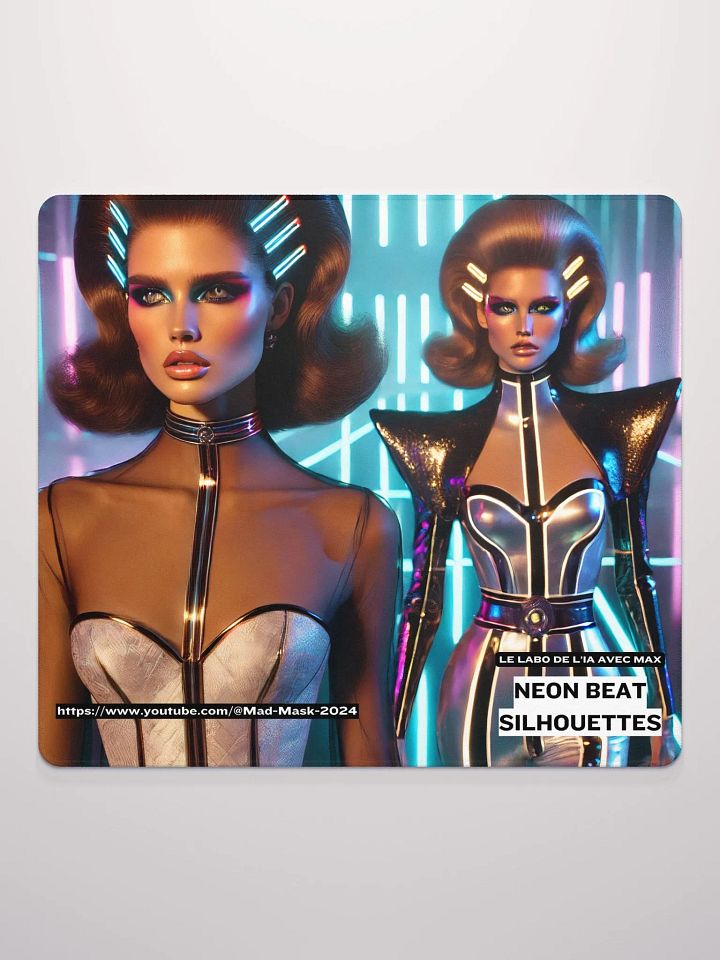 Mouse Pad Gaming Neon Beat Silhouettes product image (2)