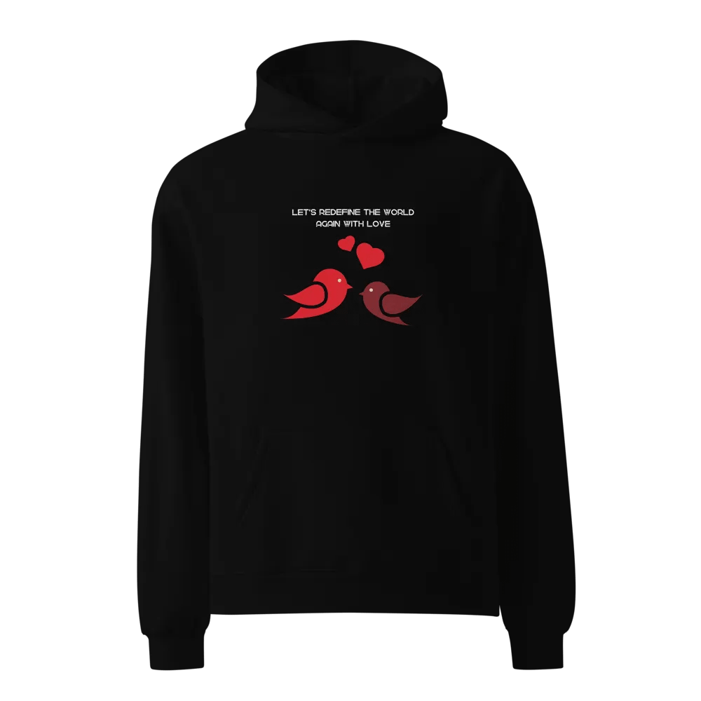 Lovebirds Unisex Oversized Hoodie product image (1)