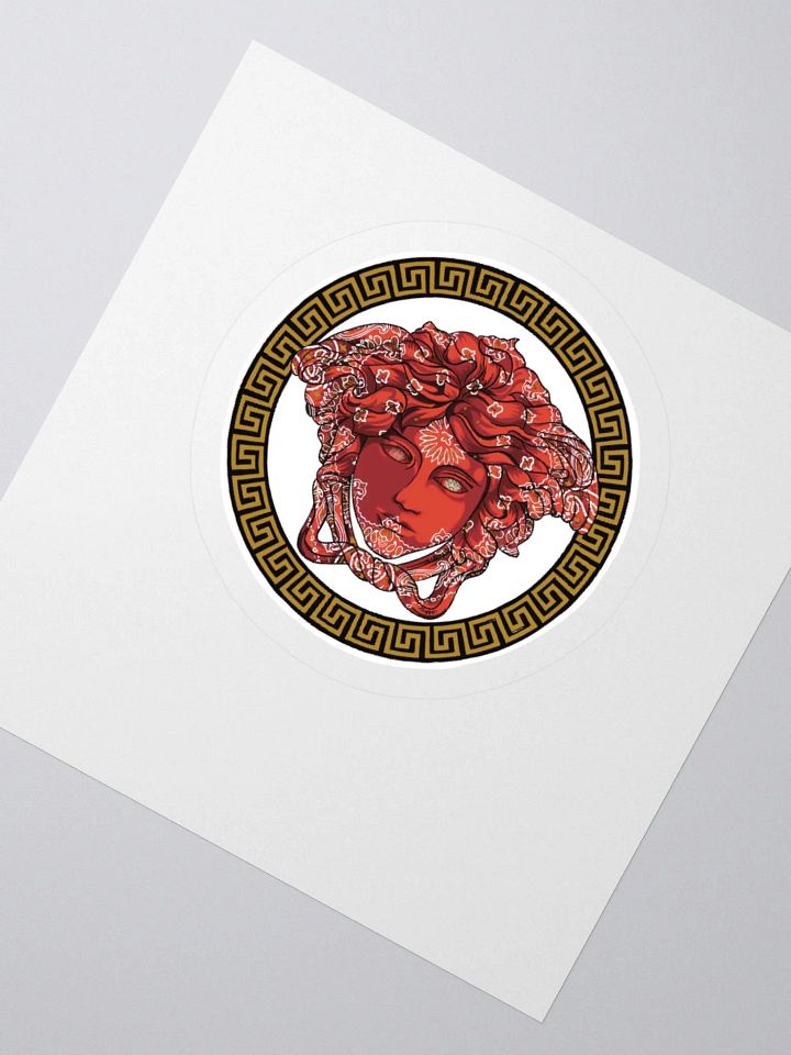 Red Versace Medusa Sticker product image (2)