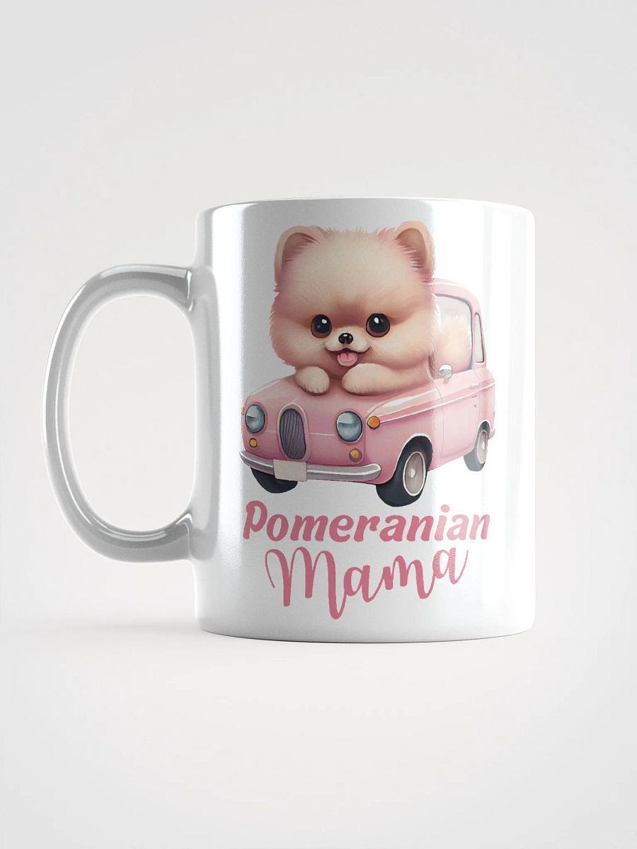 Pomeranian Mama White Glossy Mug product image (6)