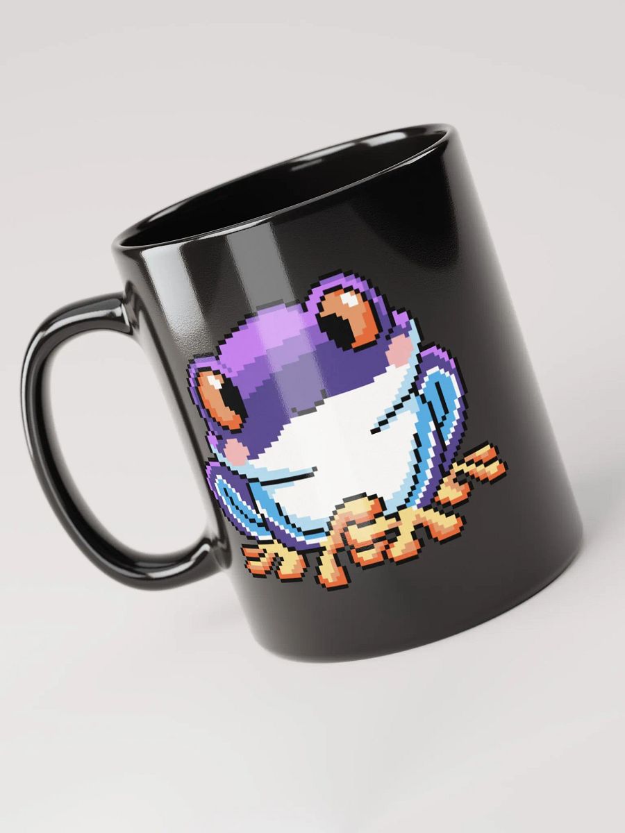 Purple Rip the Frog Black Glossy Mug product image (5)