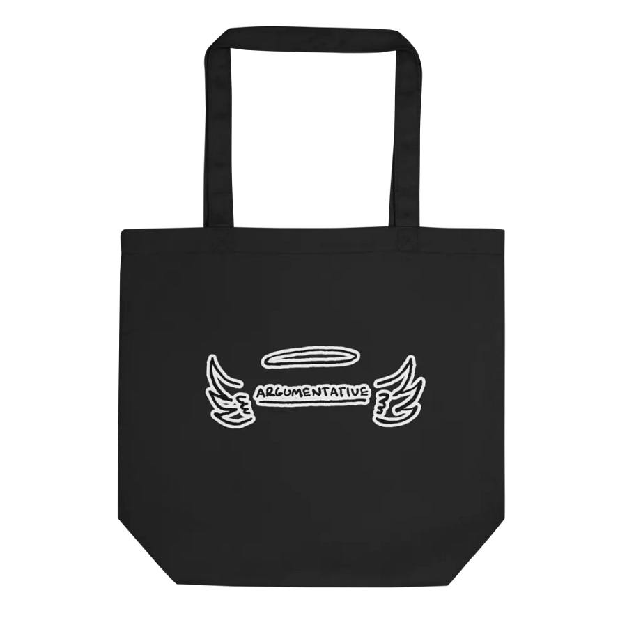 ANGELIC organic cotton tote bag product image (1)