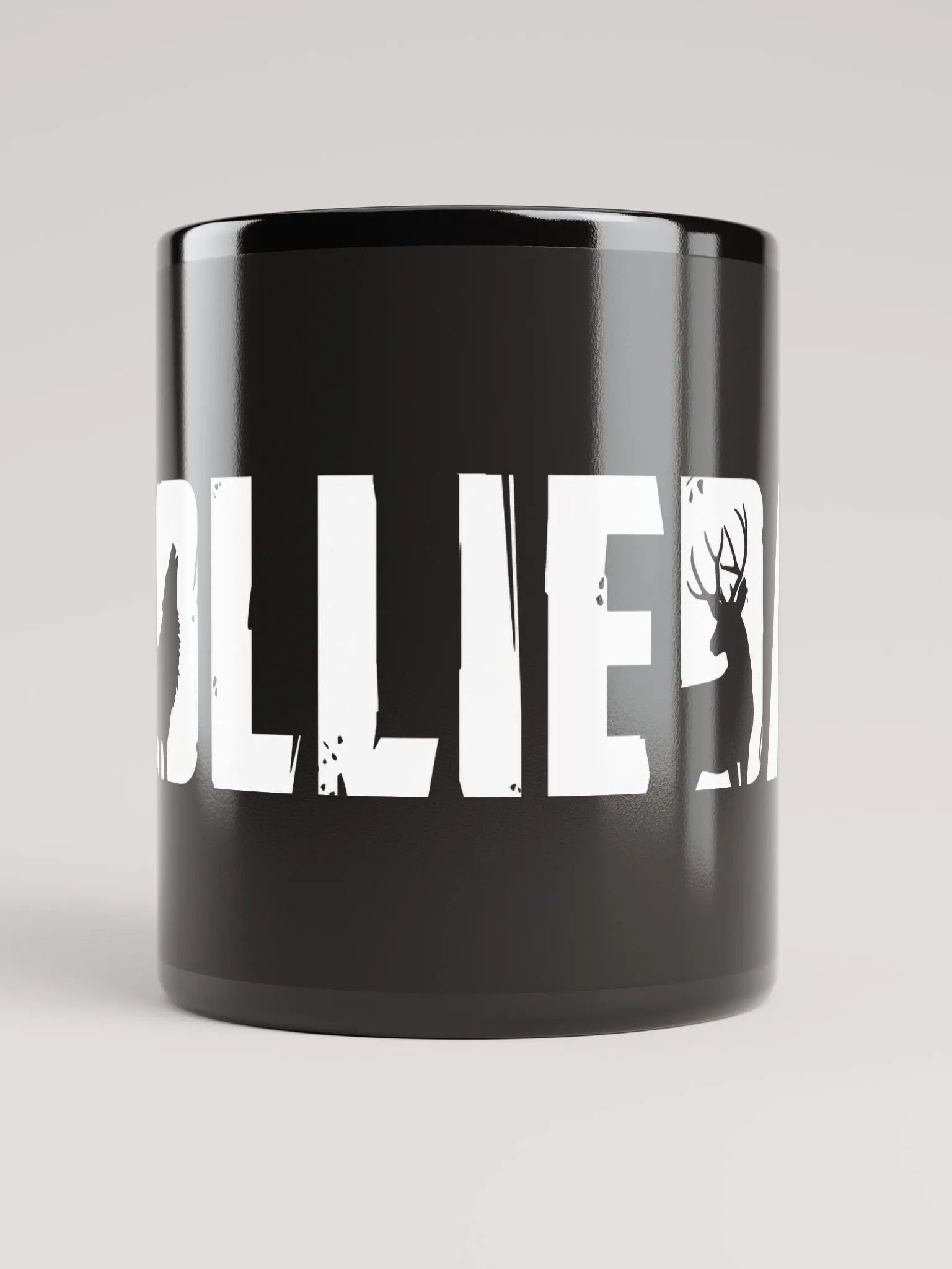 Holliedayz logo black mug product image (9)