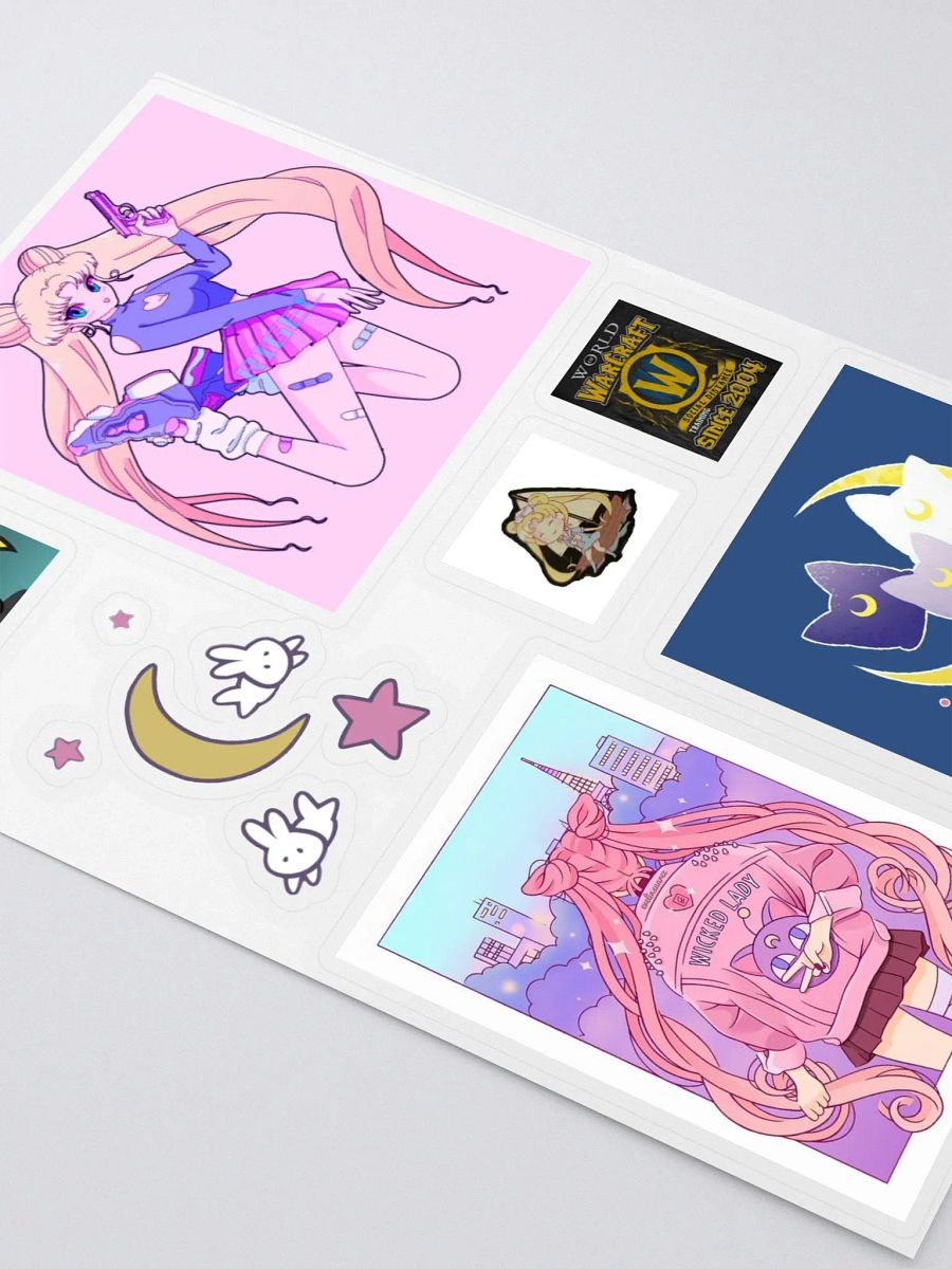 Moonie Sticker Sheet 1 !!! product image (3)