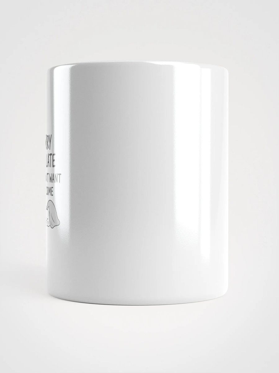 Sorry I’m Late White Glossy Mug product image (13)