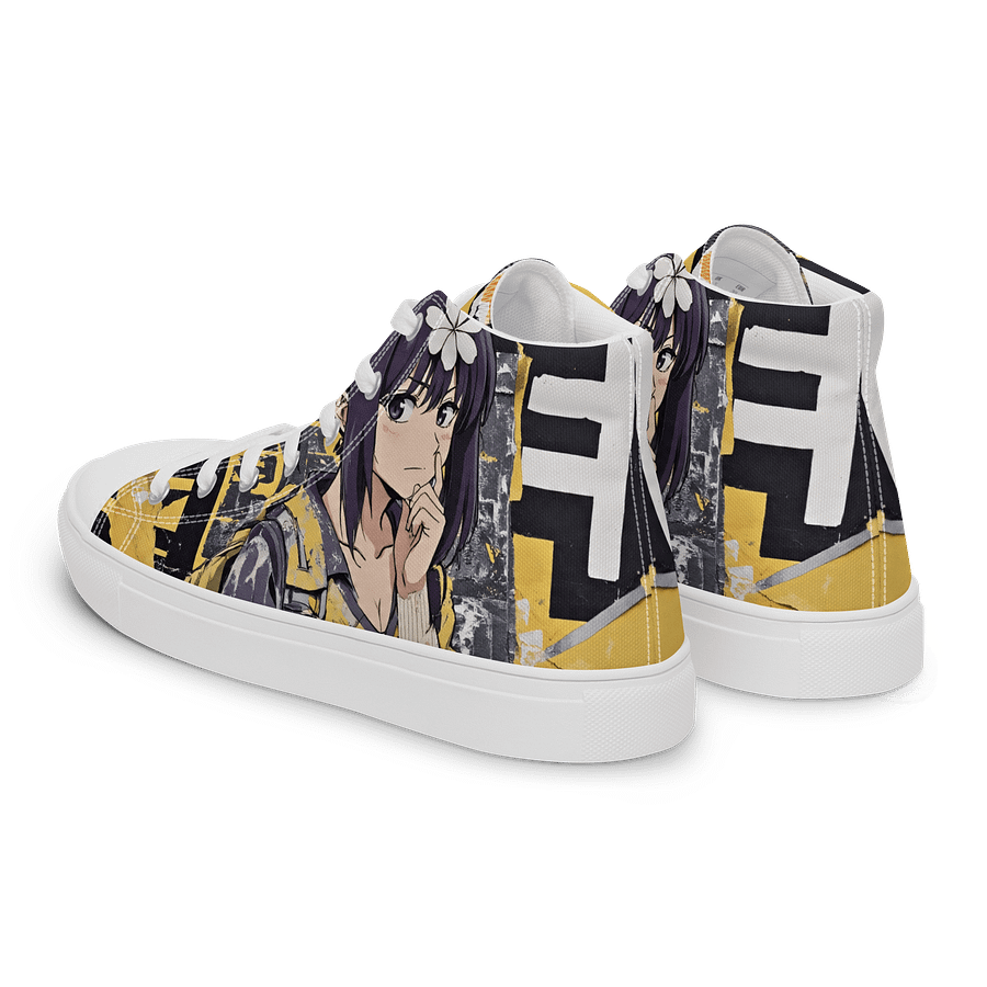 Urban Anime Yellow Canvas High Tops product image (5)