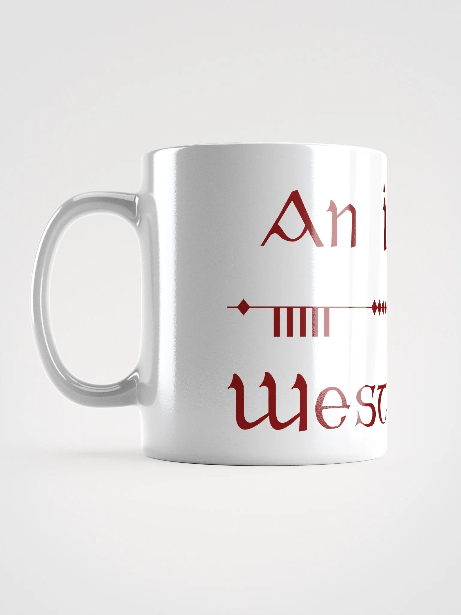 Westmeath/An Iarmhi Scholastic style Ogham printed Mug product image (6)