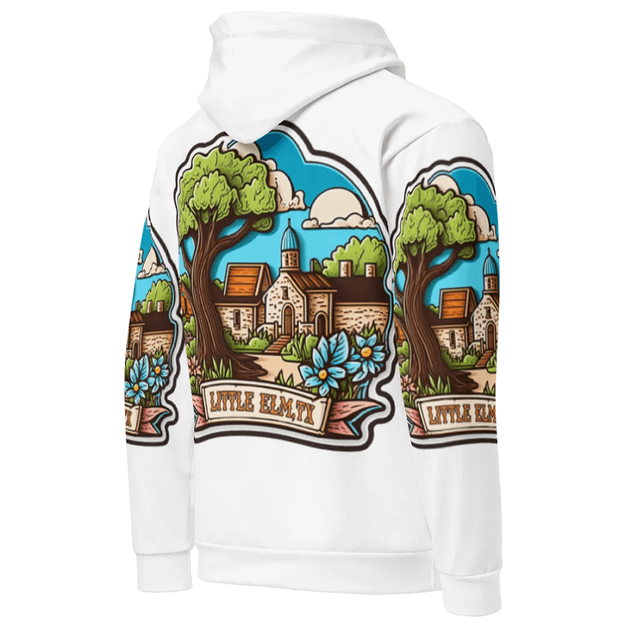 Little Elm Texas All-Over Scenic Hoodie product image (5)