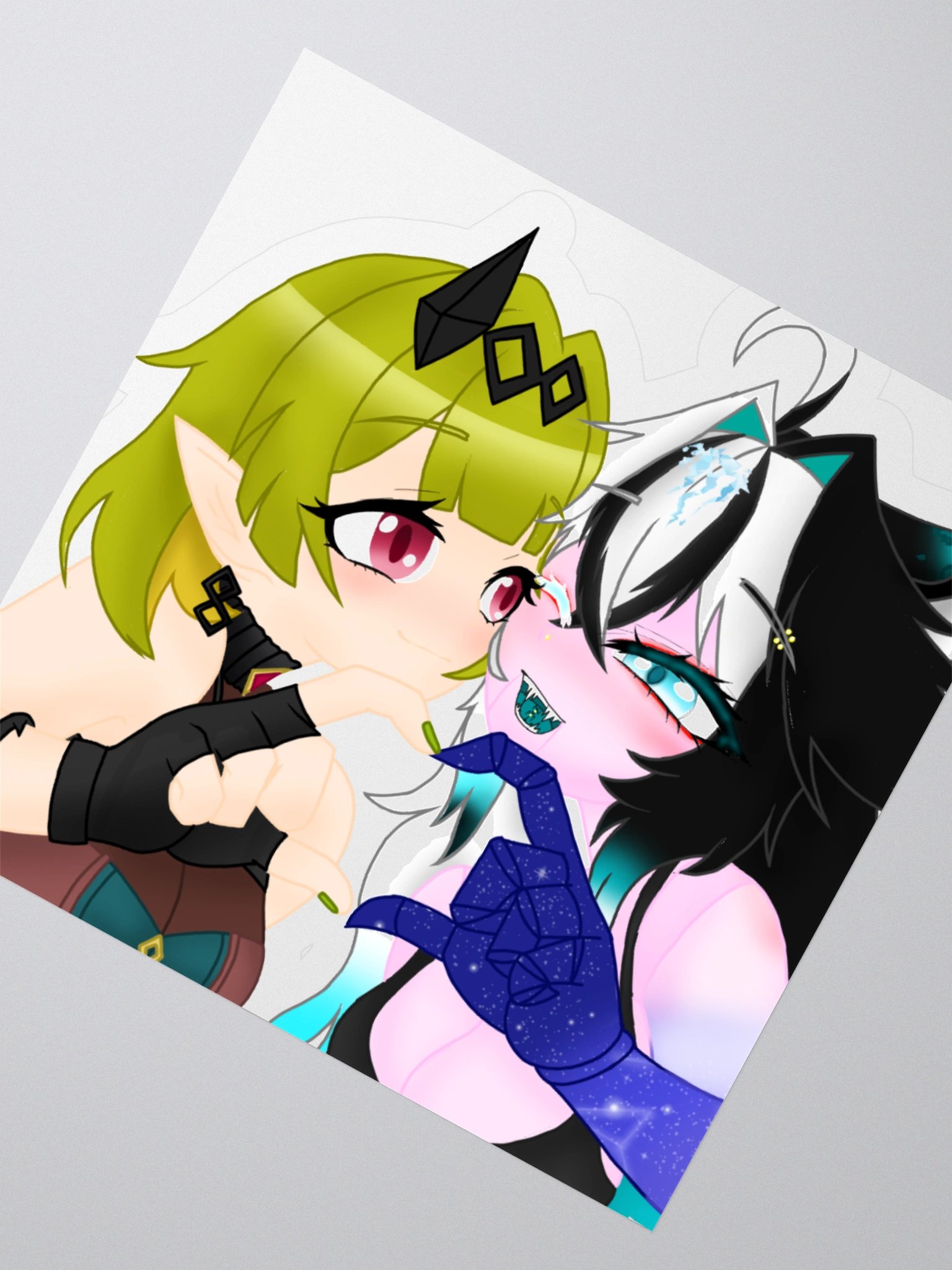 Jyuka and Mimi Kiss Cutt Sticker product image (8)