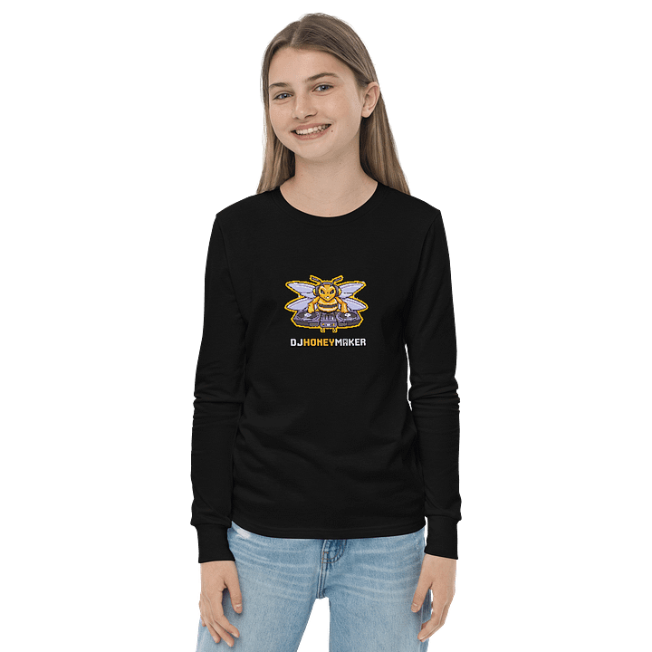 8 Bit Logo Youth Long Sleeve T-Shirt product image (8)