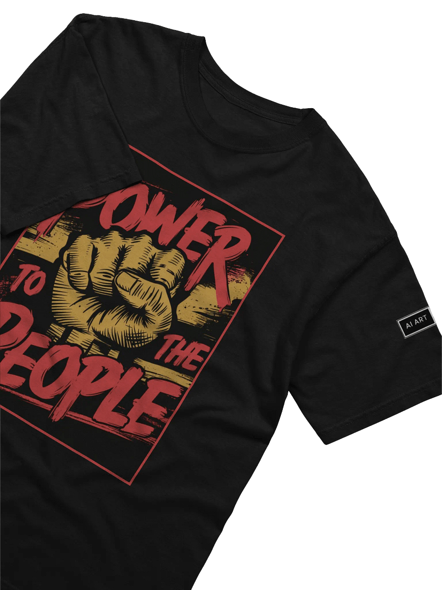 "POWER TO THE PEOPLE" 100% cotton T-shirt product image (3)