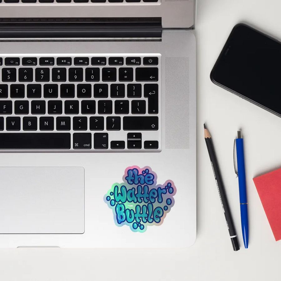 Watter buttle holographic sticker product image (10)