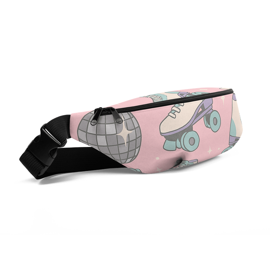 1970's Disco Roller Rink Pastel Pink Fanny Pack (Waist Bag) product image (2)