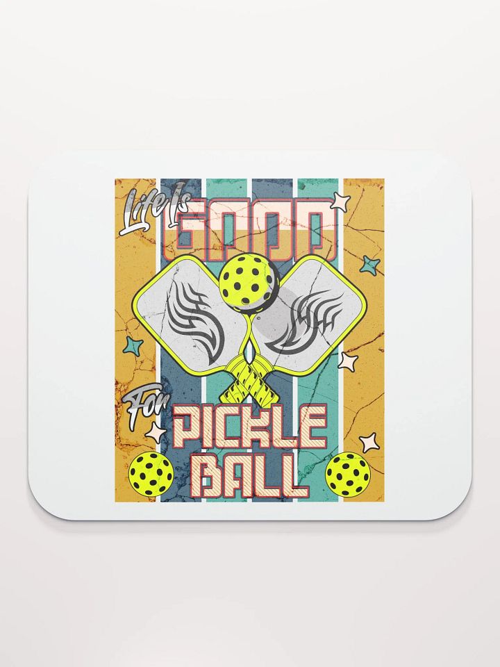 Life Is Good For Pickleball Vintage Paradise Mouse Pad product image (2)