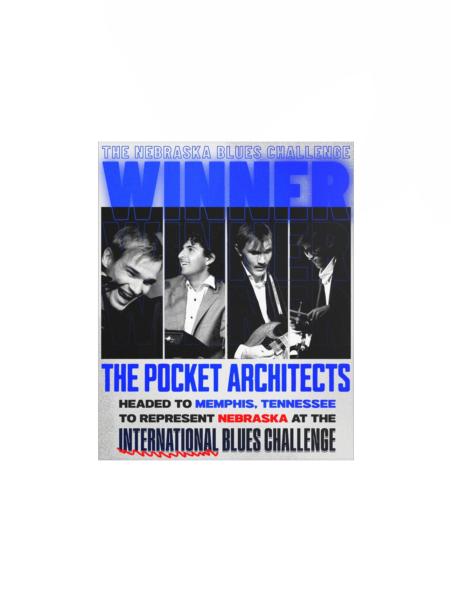 Nebraska Blues Challenge Winner Poster product image (2)