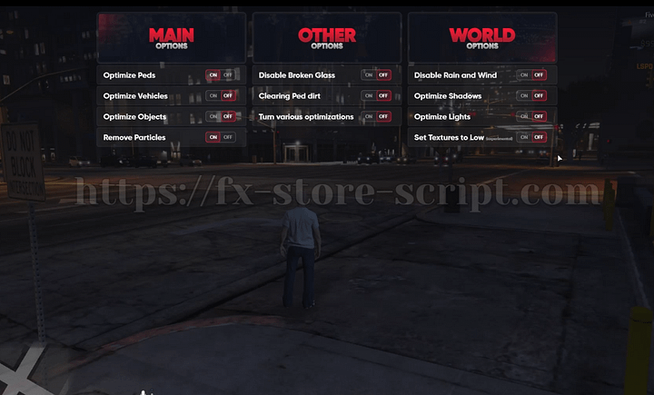FIVEM FPS BOOSTER SCRIPT [ QB /ESX / OX / QBOX ] product image (1)